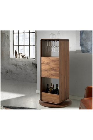 Mobile bar girevole - Effetto noce