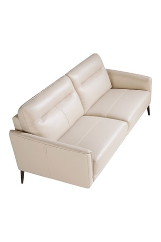 Divano - Grigio - 3 posti - In pelle