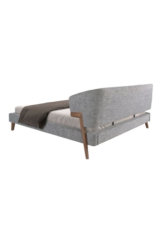 Letto in pino e noce