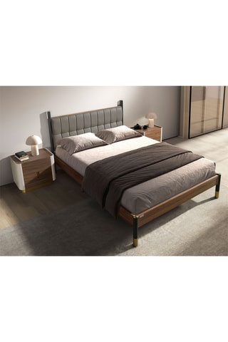 Lit en bois - Couchage 160 x 200 cm