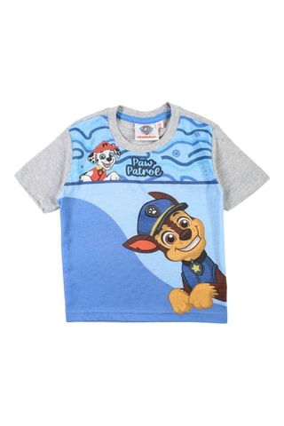 T-shirt Chase & Marcus Paw Patrol - Gemêleerd Grijs - Beige, grijs en bruin