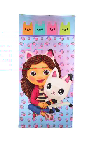 Poncho met Capuchon Gabby en The Magic House - Roze en Blauw - Roze