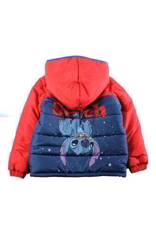 Gewatteerde Jas met Capuchon Lilo en Stitch Disney - Rood
