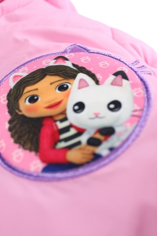 Gewatteerde Jas met Capuchon Gabby en The Magic House  - Roze