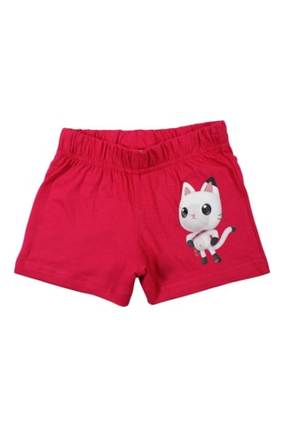 T-shirt en Short Gabby & Pandy The Magic House - Fuchsia - Wit, bruin en zwart