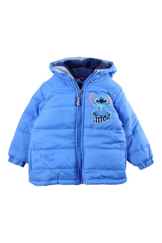 Gewatteerde Jas met Capuchon Stitch Lilo en Stitch Disney  - Blauw
