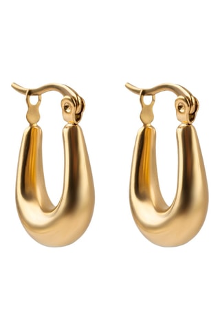 Orecchini a cerchio - Placcato oro giallo - Marc Malone