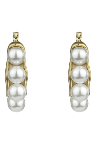 Orecchini a cerchio Angel - Placcati oro giallo