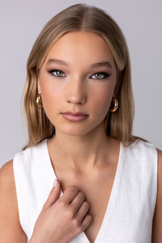 Orecchini a cerchio - Placcato oro giallo - Marc Malone