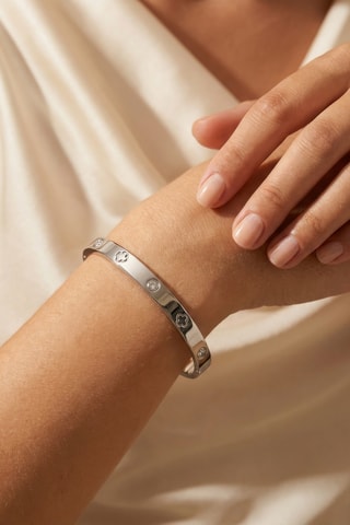 Bracciale bangle - Argentato