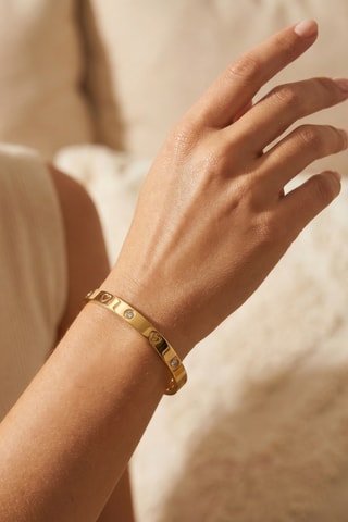 Bracciale bangle - Placcato oro giallo