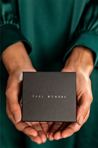 Orologio al quarzo in acciaio - GMT- Argentato e verde - Paul McNeal