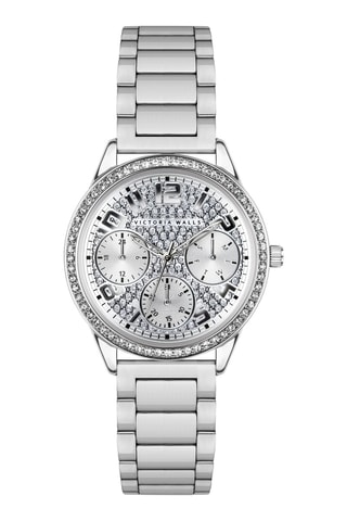 Orologio al quarzo in acciaio - Argentato - Victoria Walls