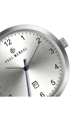 Orologio al quarzo in acciaio - Argentato - Paul McNeal