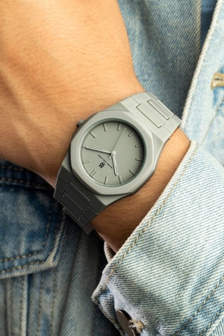 Orologio al quarzo in policarbonato - Grigio - Marc Malone