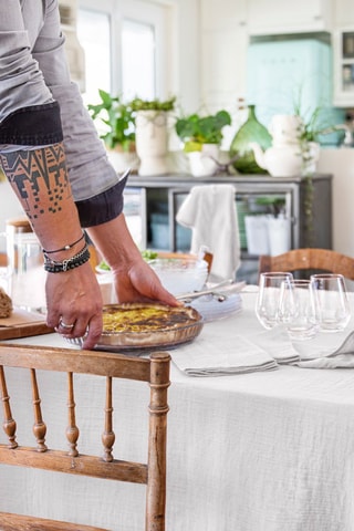 Tovaglia rettangolare in cotone 125 g/m² Gaïa - Nuvola