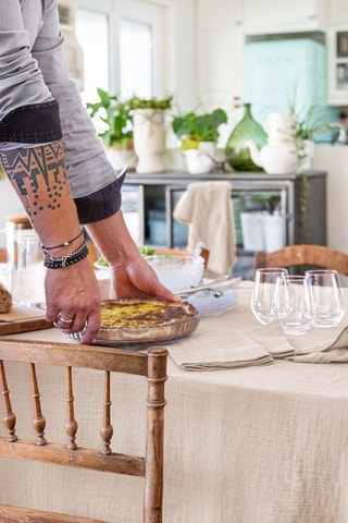 Tovaglia rettangolare in cotone 125 g/m² Gaïa - Pampa