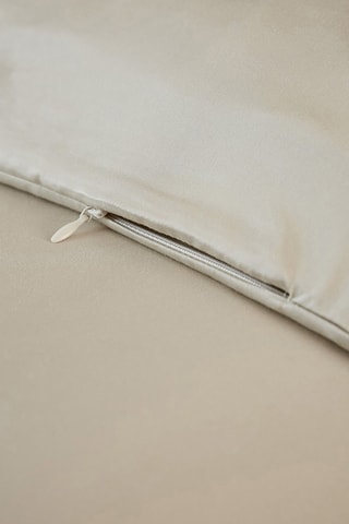 Copripiumino in raso di bambù Salomé - Beige