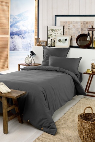 Copripiumino in flanella di cotone 170 g/m² Candice - Tempesta