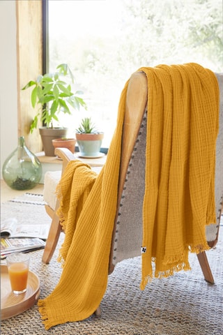 Plaid GaÏa - Zafferano - 130 x 160 cm