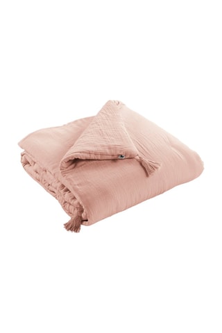 Trapunta 125 g/m² in garza di cotone Gaïa - Marshmallow