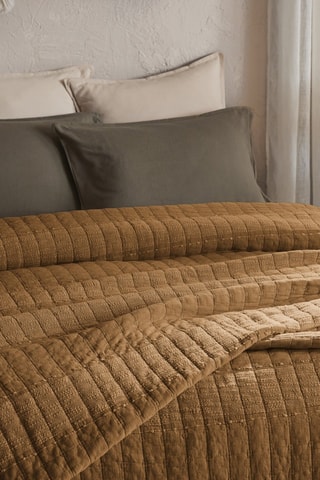 Copriletto Zelie  - Marrone