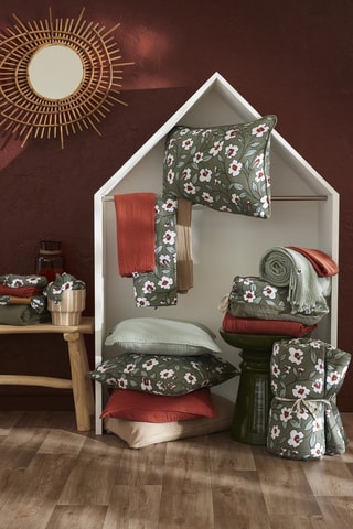 Cuscino Flora - Kaki - 40 x 60 cm