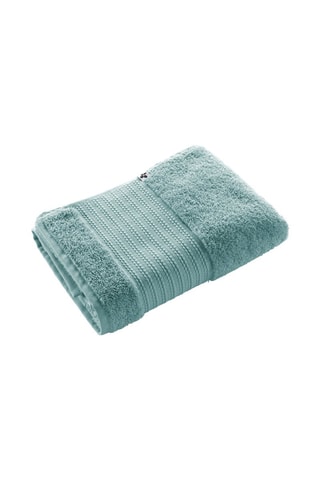 Telo doccia in cotone Garance - Blu ghiaccio - 70 x 130 cm