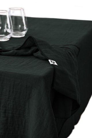 Nappe rectangulaire Gaia - Vert sapin