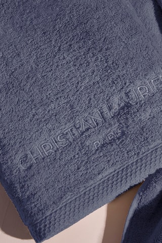 6 manoplas de baño - Azul grisáceo