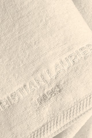 6 manoplas de baño - Marfil