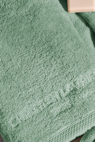 6 manoplas de baño - Verde