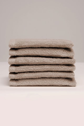 6 manoplas de baño - Topo