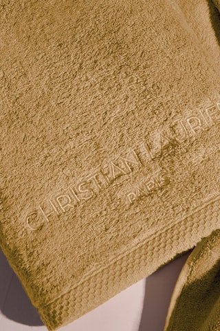 6 manoplas de baño - Mostaza