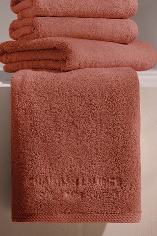 6 manoplas de baño - Terracota