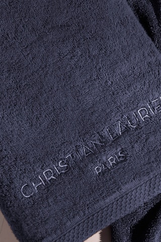 4 toallas de tocador - Azul marino - 30 x 30 cm