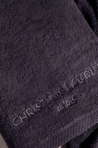 4 toallas de tocador - Gris oscuro - 30 x 30 cm