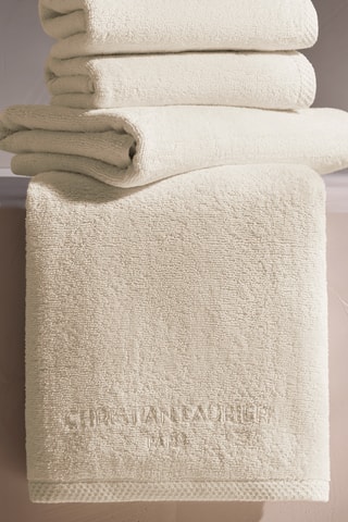 4 toallas de tocador - Marfil - 30 x 30 cm