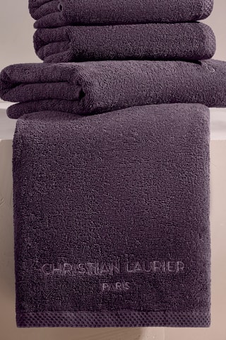 4 toallas de tocador - Malva - 30 x 30 cm