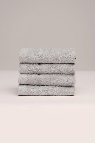 4 toallas de tocador - Arena - 30 x 30 cm