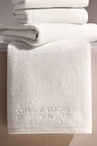 4 toallas de tocador - Blanco - 30 x 30 cm