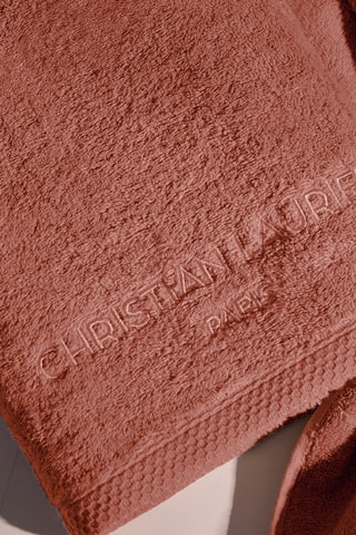 4 toallas de tocador - Terracota - 30 x 30 cm