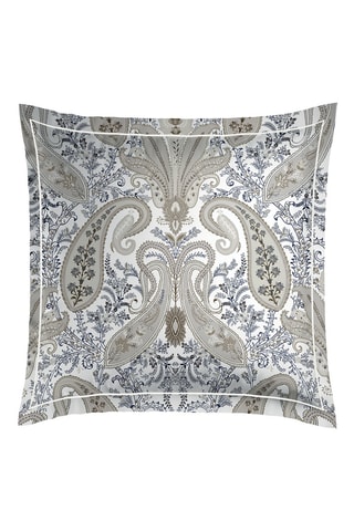 2 fundas de almohada de satén de algodón - 80 hilos/cm² - Topo - 63 x 63 cm