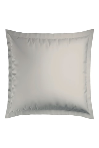 2 fundas de almohada de satén de algodón - 80 hilos/cm² - Topo