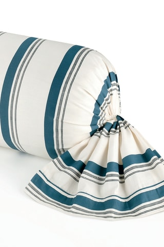 Funda de almohada de satén de algodón - 80 hilos/cm² - Blanco - 43 x 210 cm