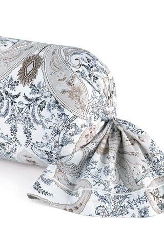 Funda de almohada de satén de algodón - 80 hilos/cm² - Topo - 43 x 210 cm