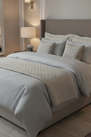 Funda de almohada de percal de algodón - 80 hilos/cm² - Topo - 43 x 210 cm