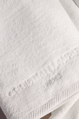 2 toallas de lavabo - Blanco - 50 x 100 cm