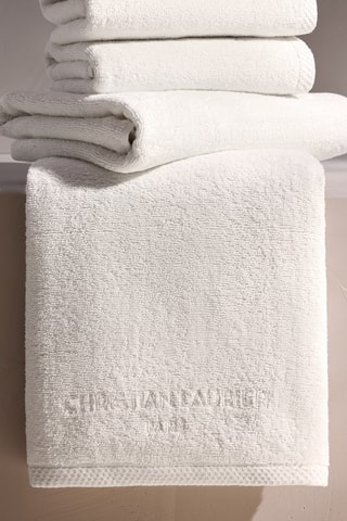 2 toallas de lavabo - Blanco - 50 x 100 cm