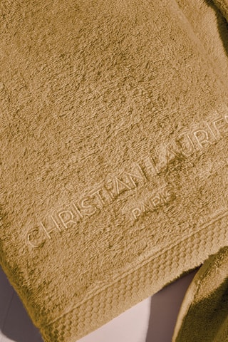 2 toallas de lavabo - Mostaza - 50 x 100 cm